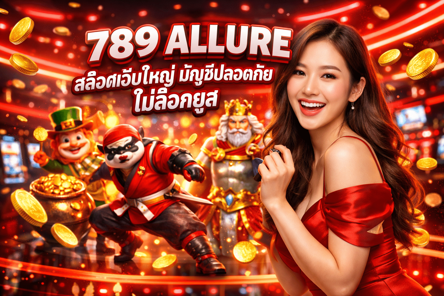789 ALLURE สล็อตเว็บใหญ่ บัญชีปลอดภัย ไม่ล็อคยูส